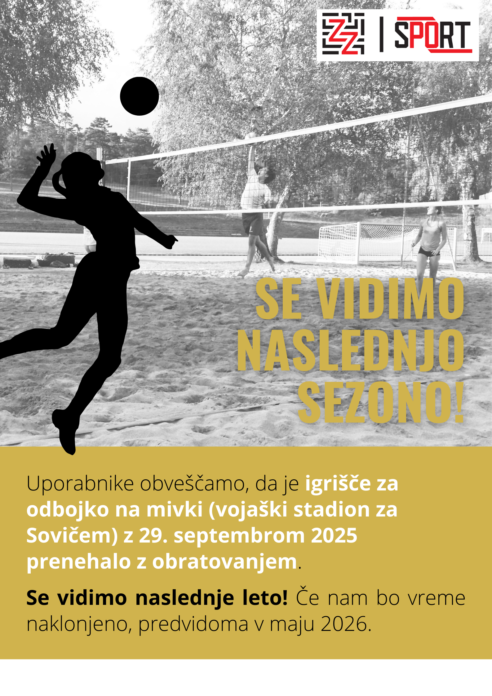 odbojka na mivki - konec sezone